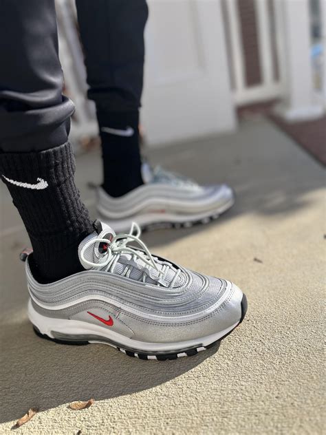 nike air max 97 silber herren 41|Air Max 97 og silver bullet.